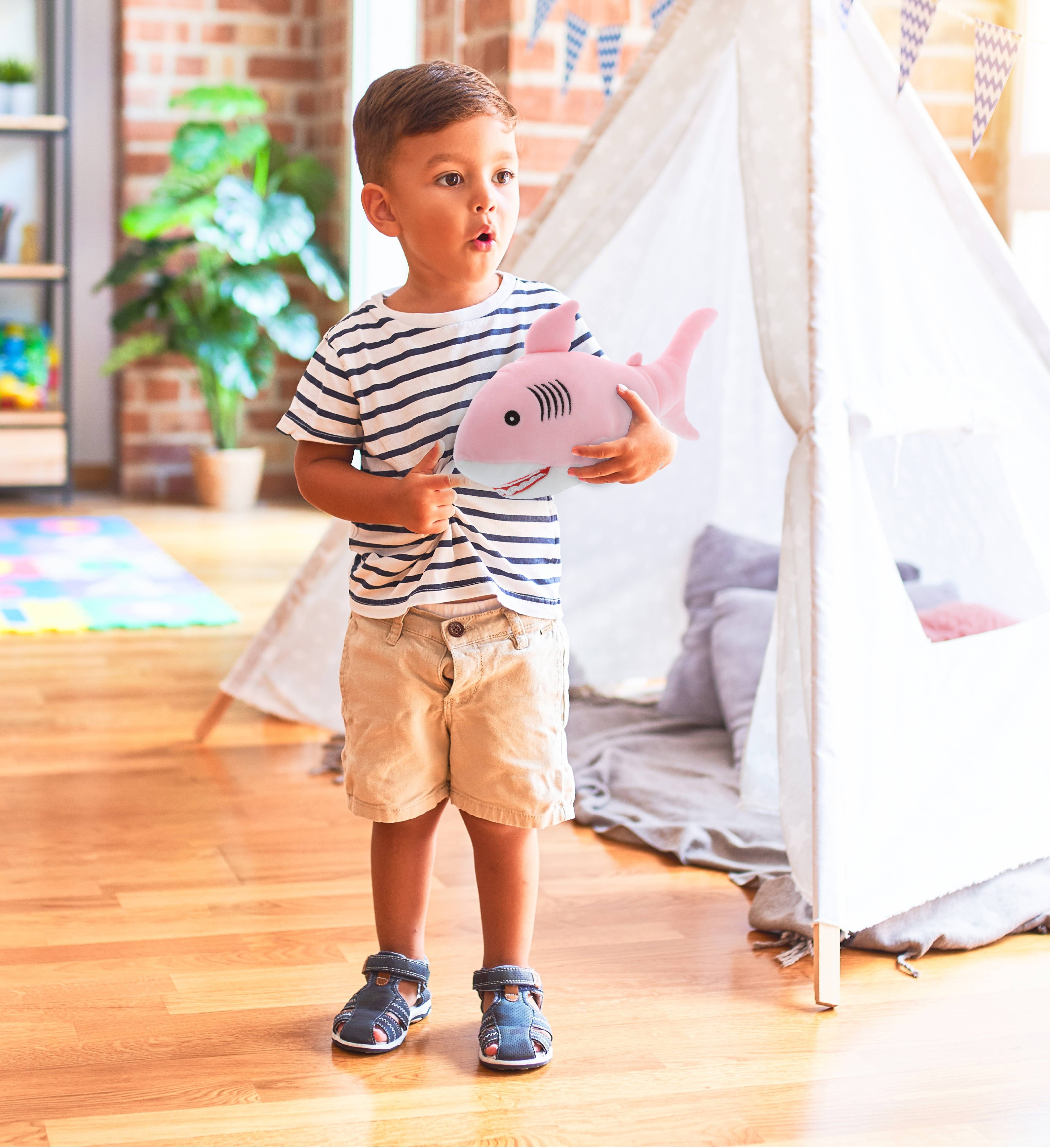 Cota Global – wholesale Stuffed/plush toy – Kids & baby – Baby Soft Plush - Pink Shark4