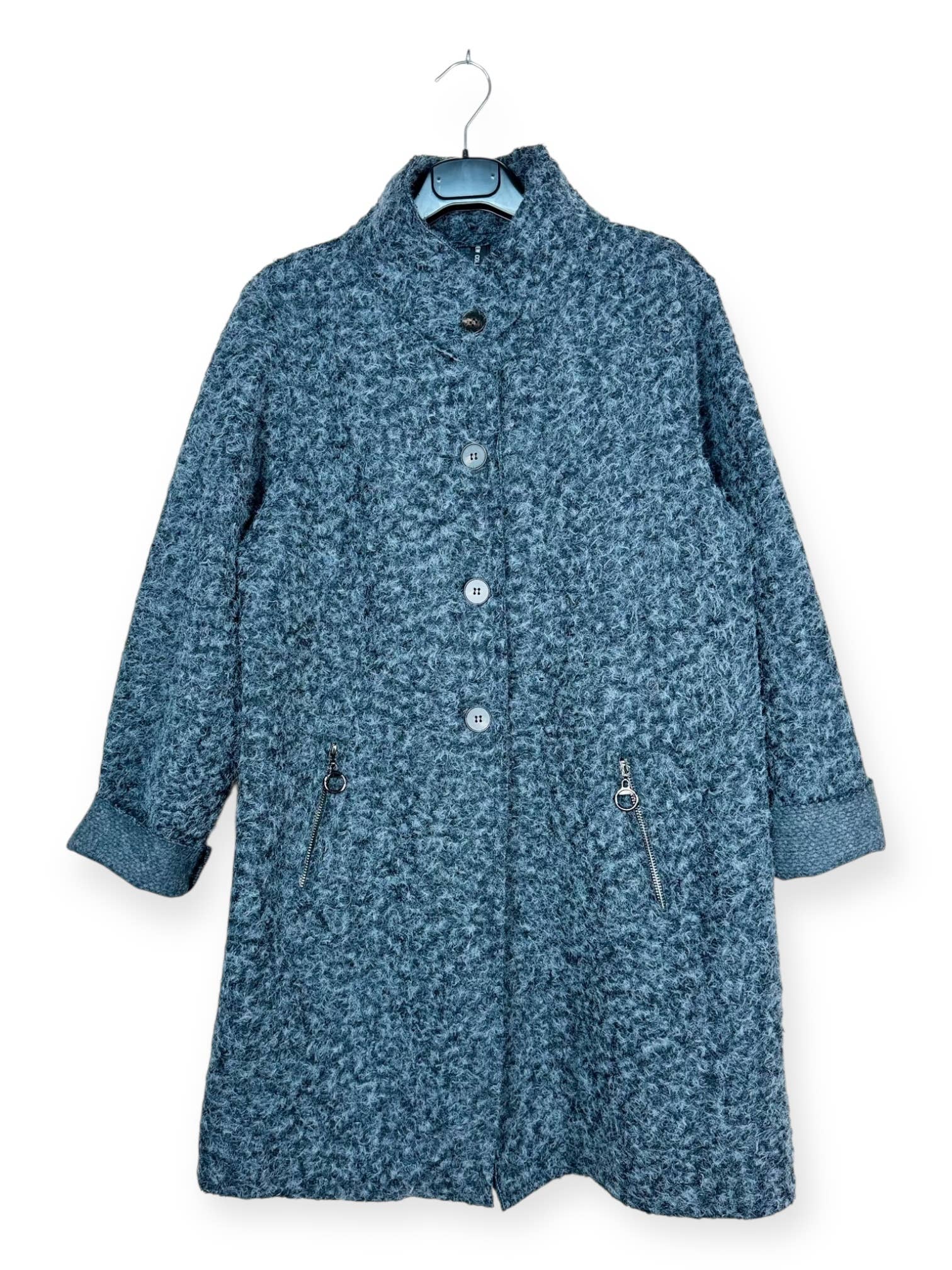 Lucky Nana – wholesale Rock - Dam – AH 25275 - Kappa med Knappar och Dolda Dragkedjefickor – Elegans16