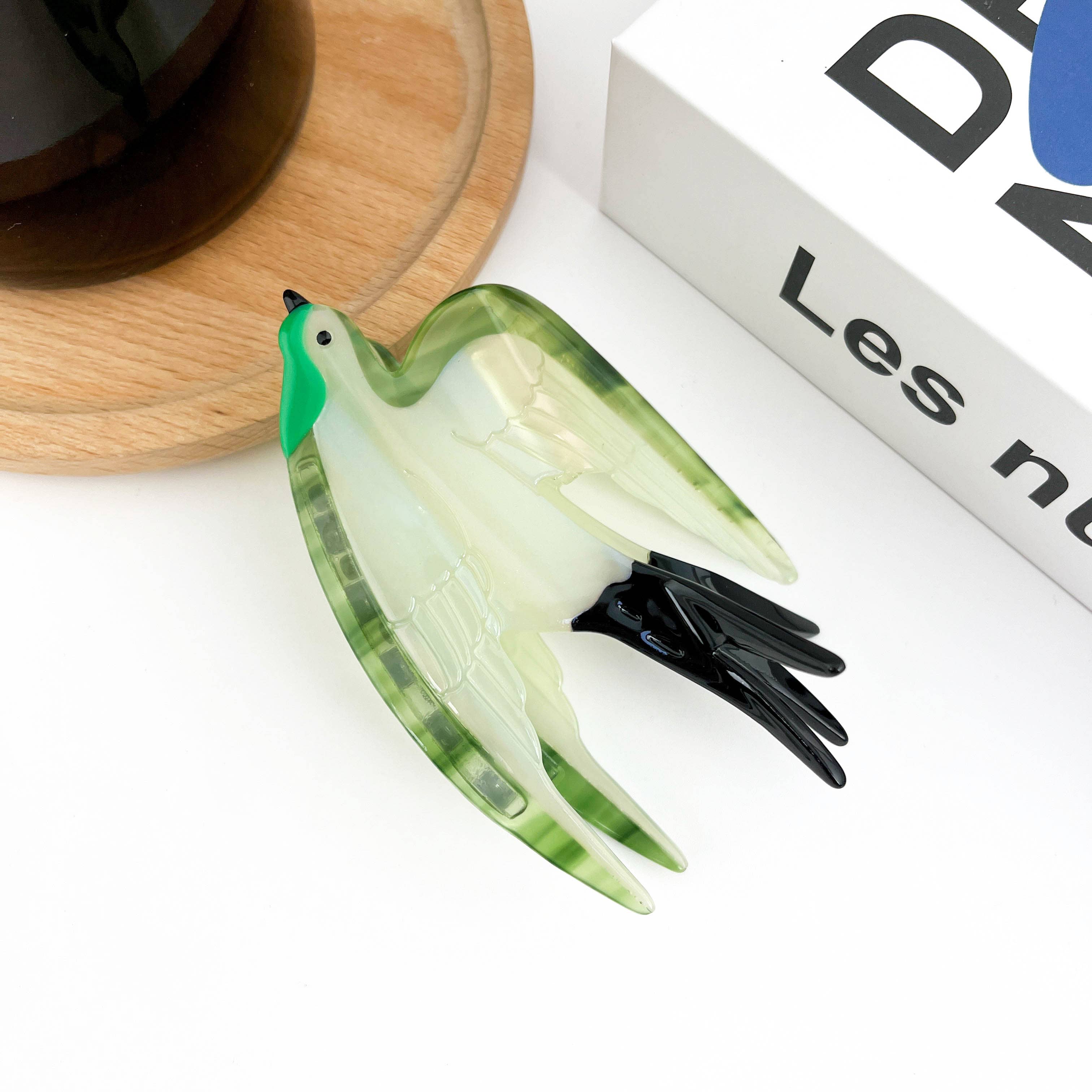 TheDivaSoap - Wholesale Hair Clip - Women's - Swallow Hair Clip, Acetate Claw Clip0