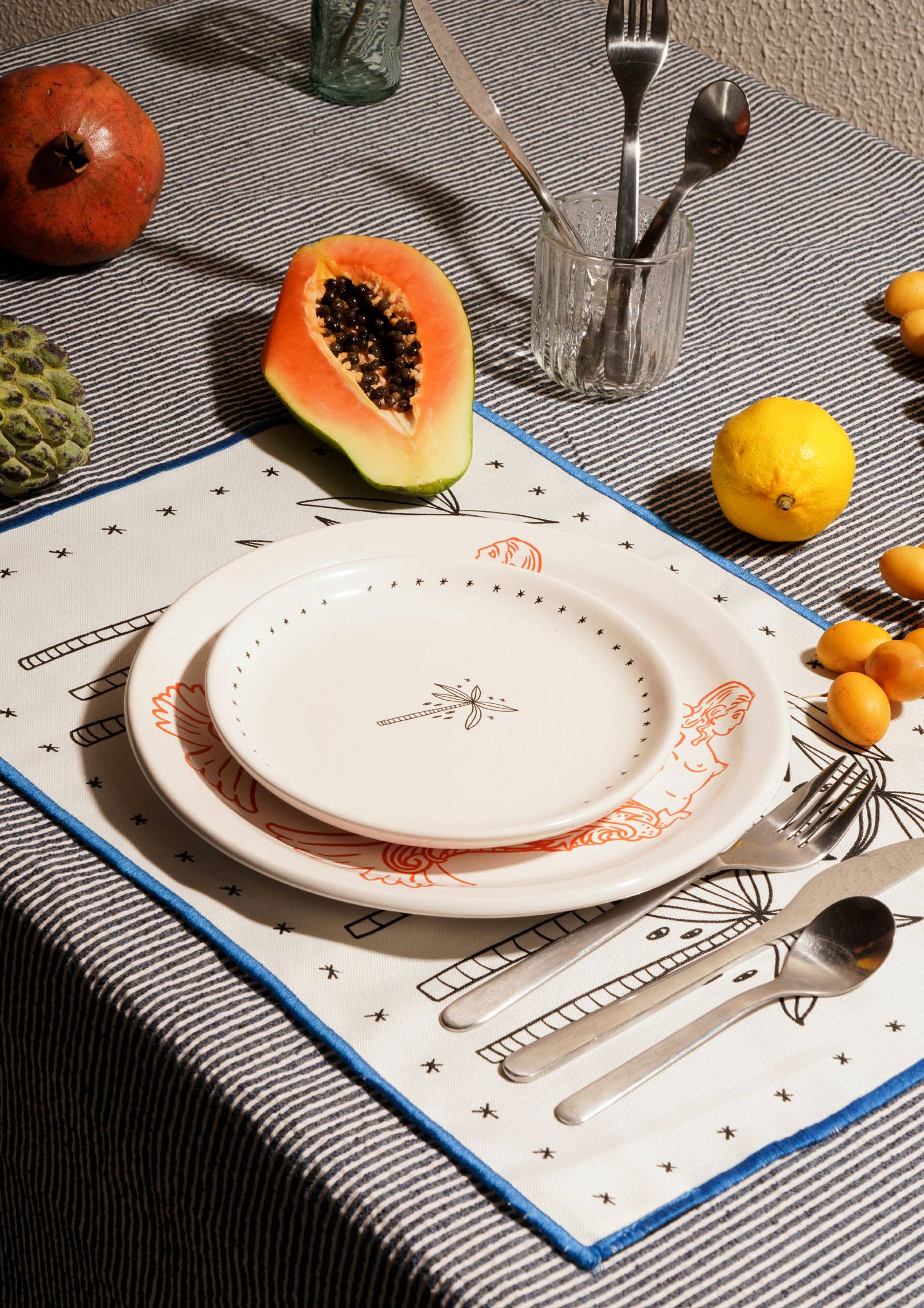 Zenobie - Wholesale Placemat - PALMS Placemat1