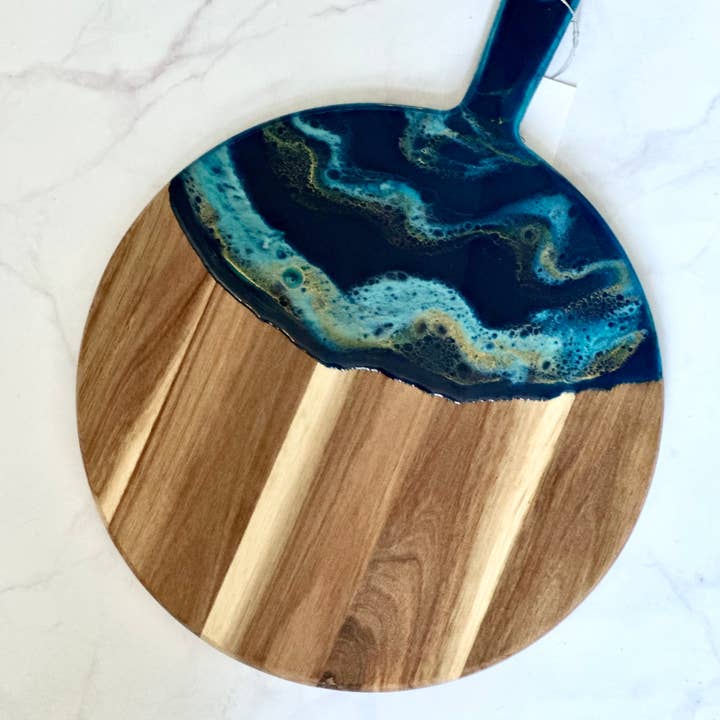 Fluid Life by Sharon - Wholesale Cheese Board - Resin paddle cheese board2