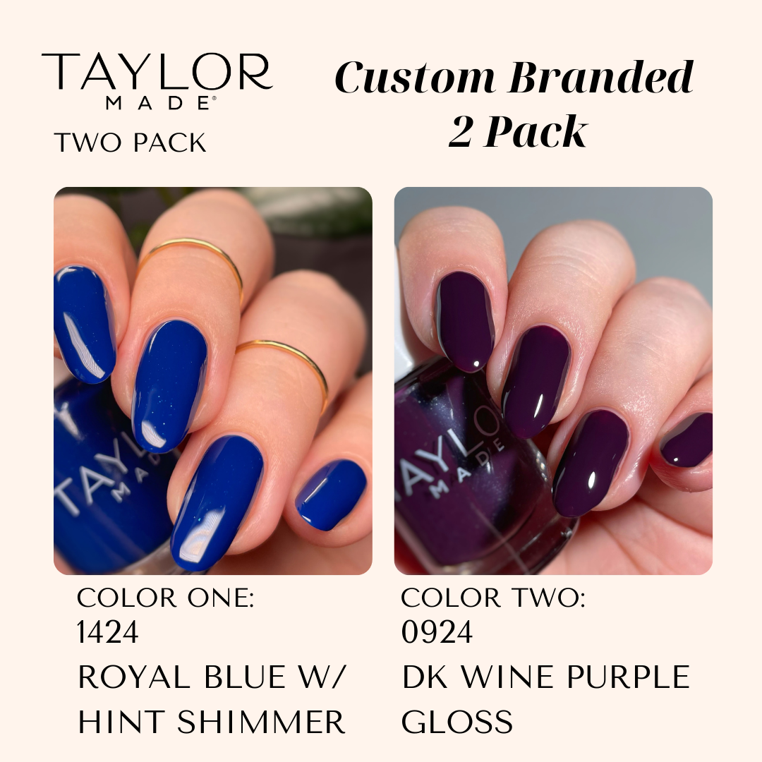 Taylor Made Polish – wholesale Nail polish – Custom Nail Polish: 2 Pack Long-wearing + Vegan + Non-toxic204