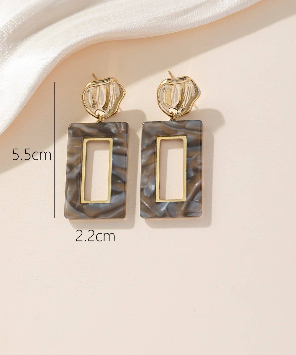 Blossom bijoux - Wholesale Dangle Earrings - 24BOA005 Stainless Steel Stud Earrings4