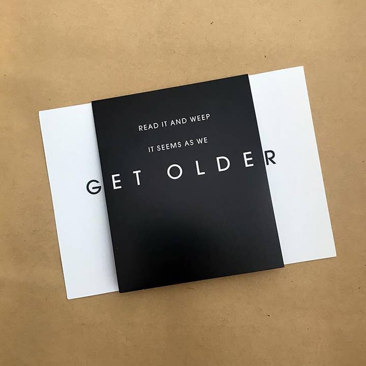 Bliv ældre Triplet for engroshandel hos Just My Type Greetings