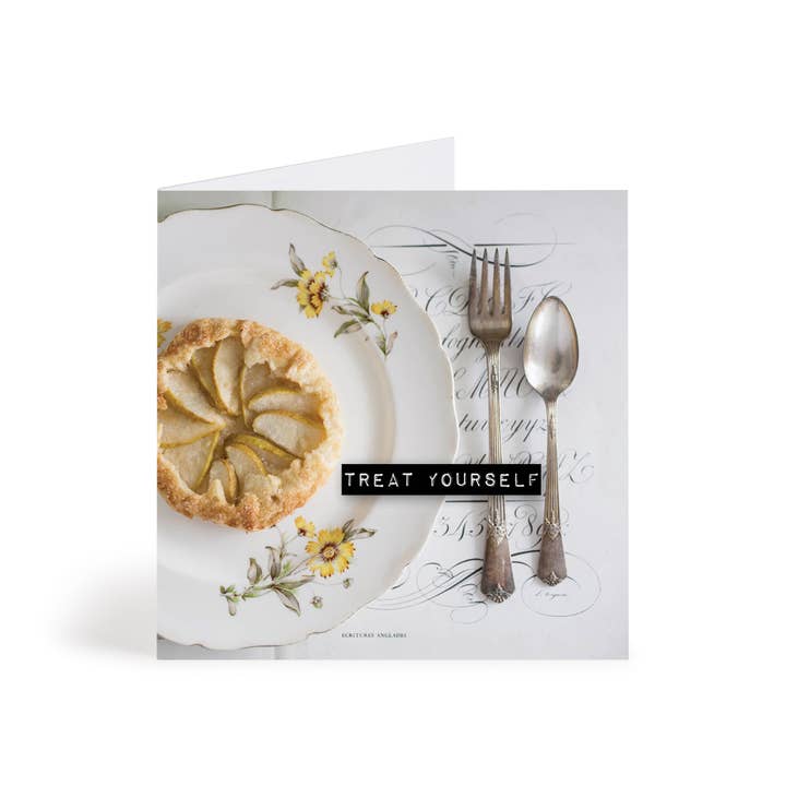 P. Graham Dunn - Wholesale Encouragement Card - Treat Yourself Mini Cutesy Card1