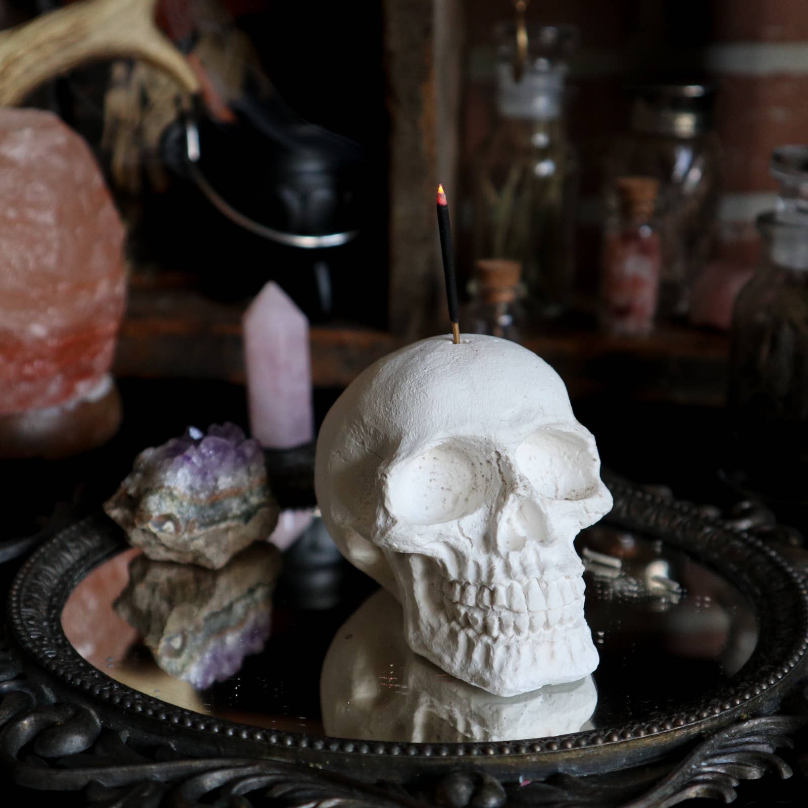 Drop Dead Candles - Wholesale Incense Holder - Skull Stick Incense Holder1