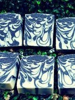 Unscented Salt Spa Soap bar with Activated Charcoal for wholesale by West Country Aromas