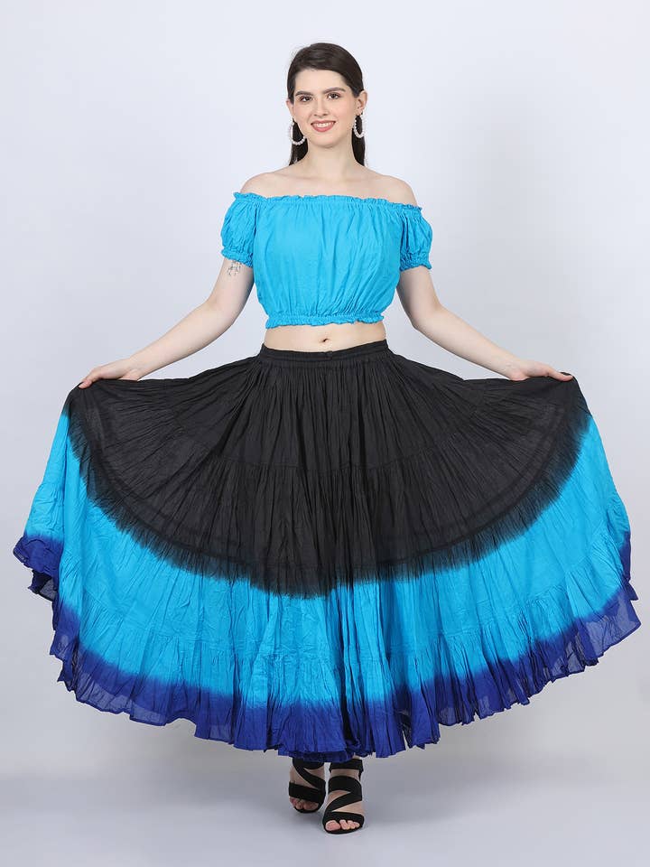 Wevez - Wholesale Skirt - Women's - American Tribal Style 25 Yards Cotton Renaissance skirt16