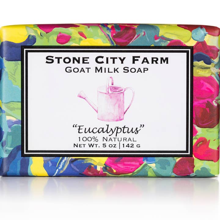 Eucalyptus Goat Milk Soap for wholesale by Stone City Farm