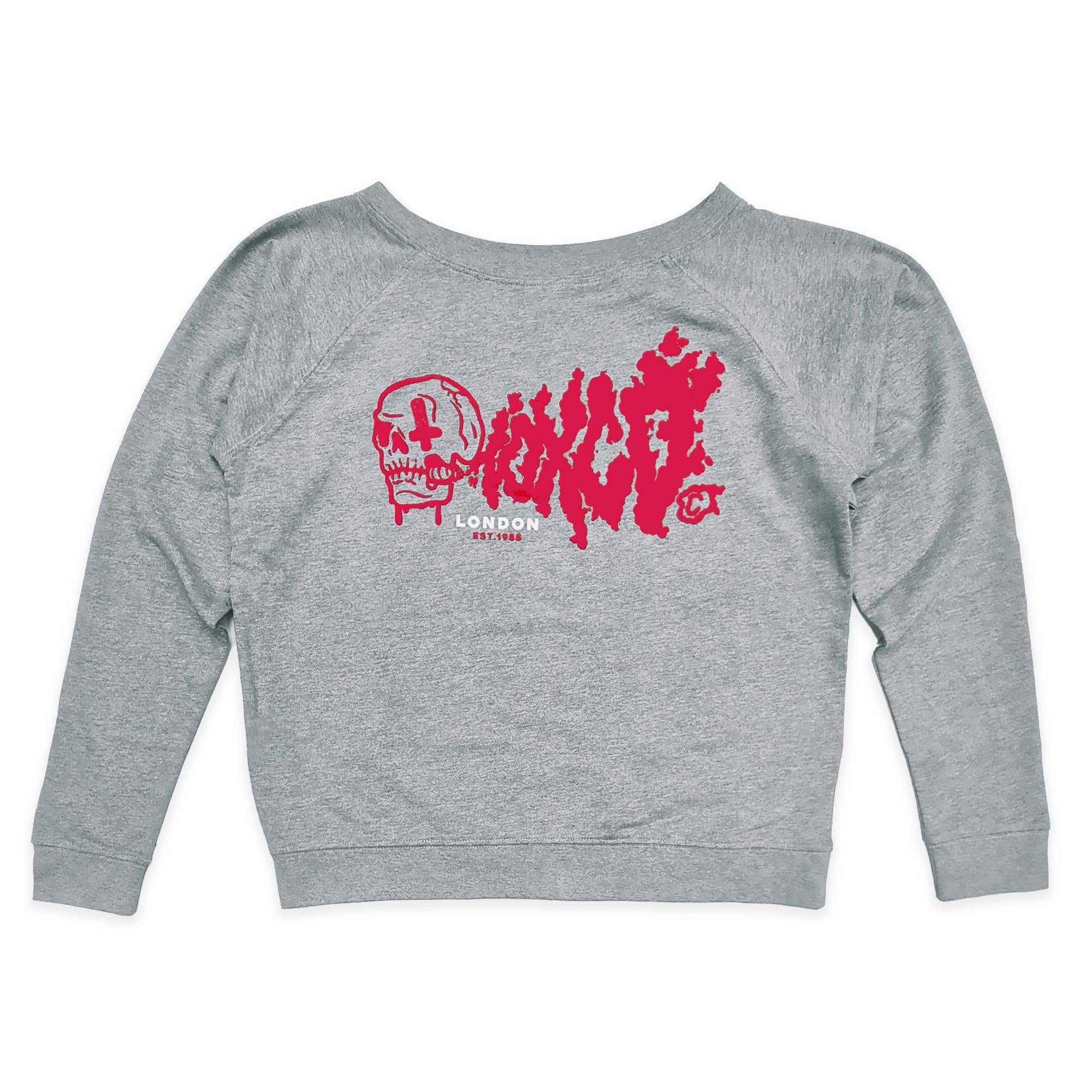 Grey Smoked Out Sweatshirt for wholesale on Faire1