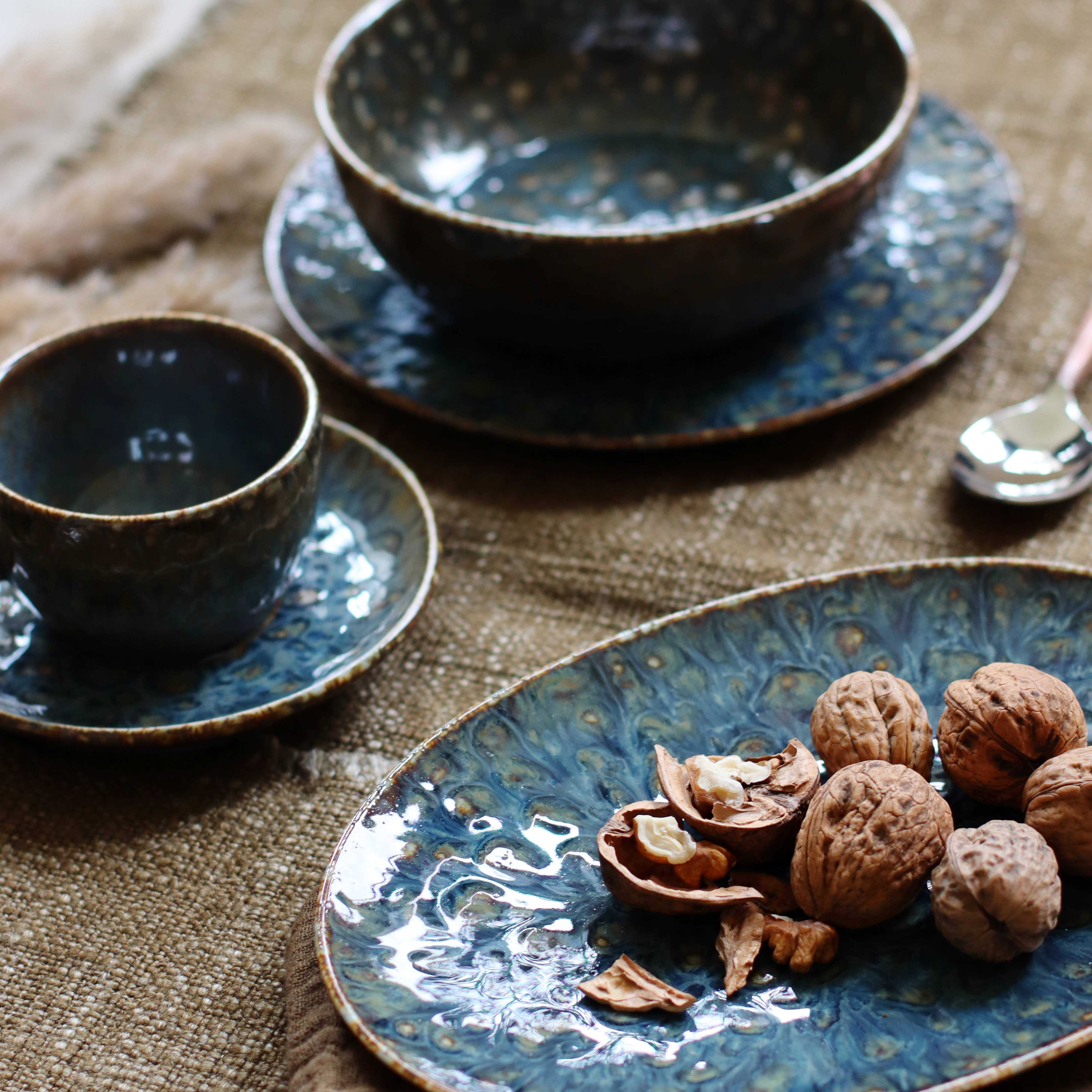 Ogo living – wholesale Dinner plate – Venus oval dish 24x17cm in porcelain3