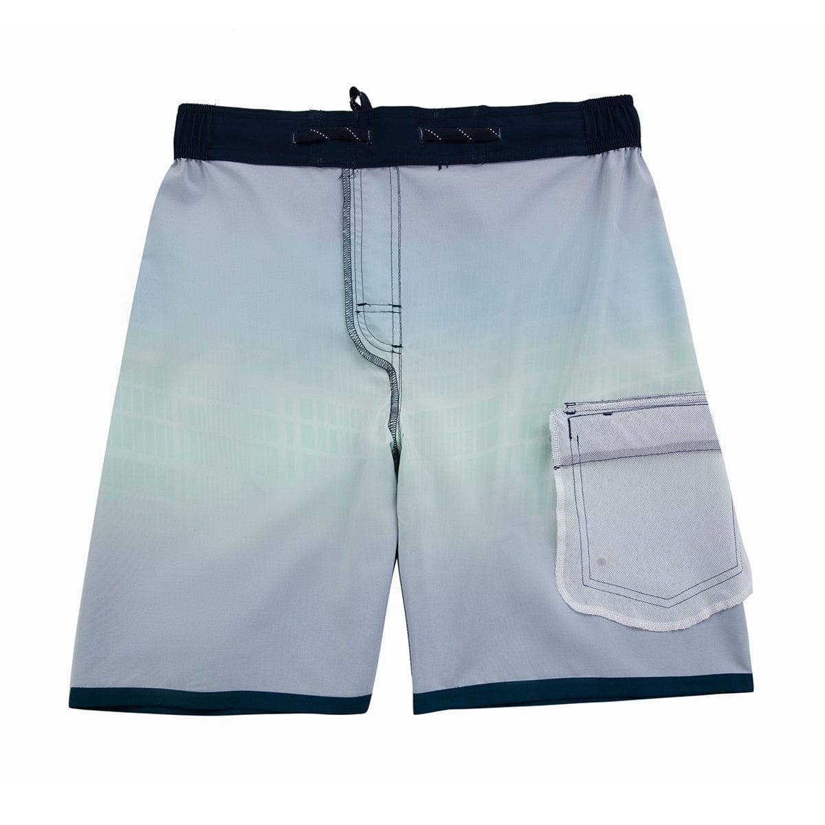 Rokka & Rolla - Wholesale Swim Shorts - Men's - Men's 9" Half Elastic Waist Board Swim Shorts Swimwear20