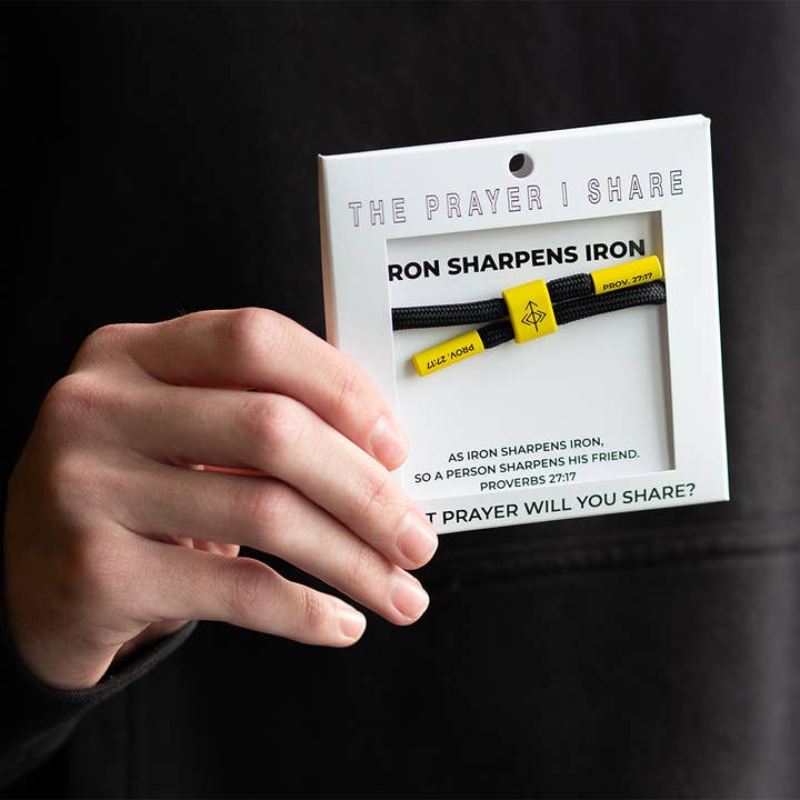 The Prayer I Share – Pulseira entrelaçada/entrançada por atacado – IRON SHARPENS Pulseira DE FERRO, Pulseira de Cordão Cristão3