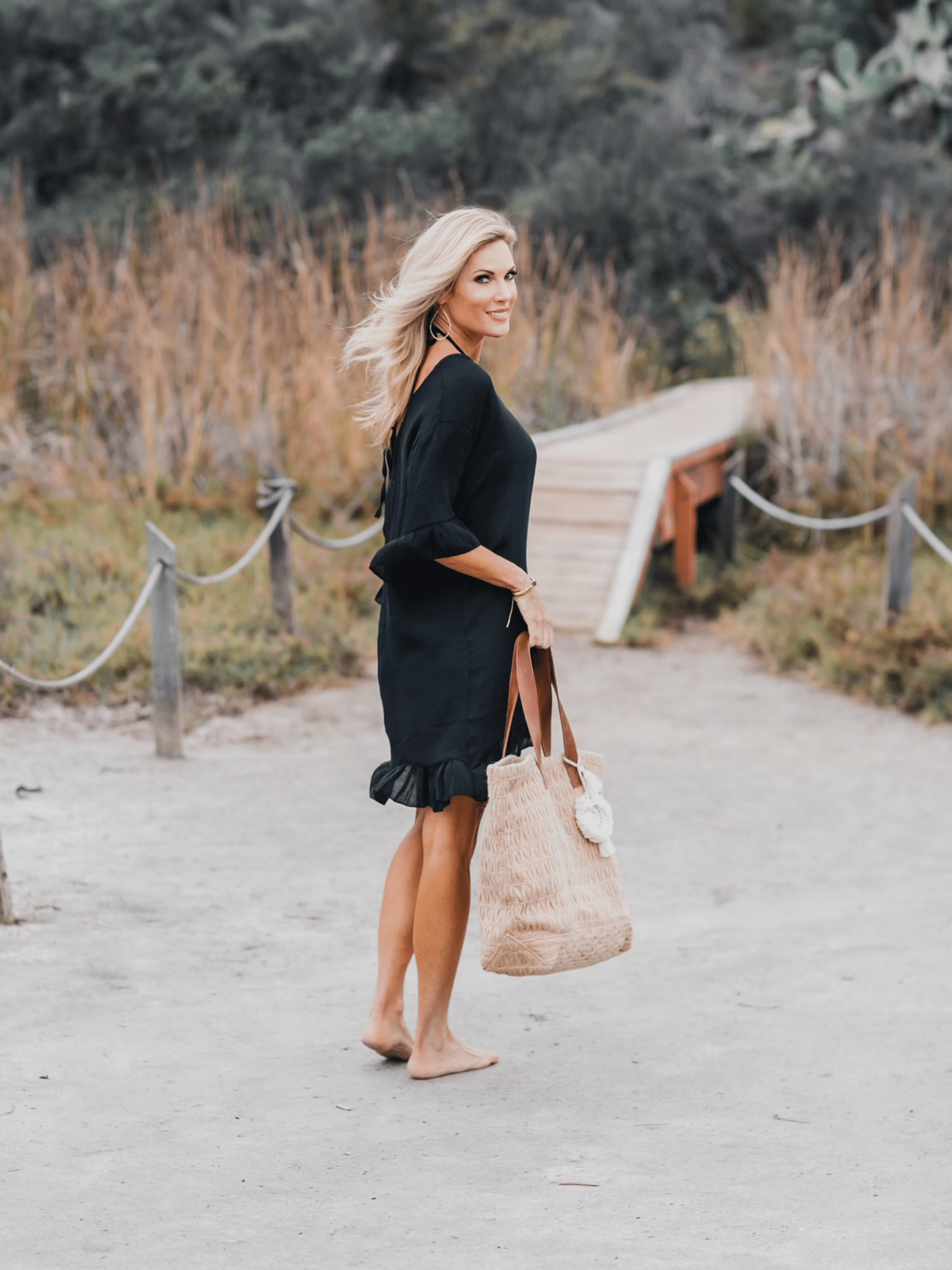 Bette - Wholesale Swim Cover Up - Women's - Moorea Cover Up - Black3