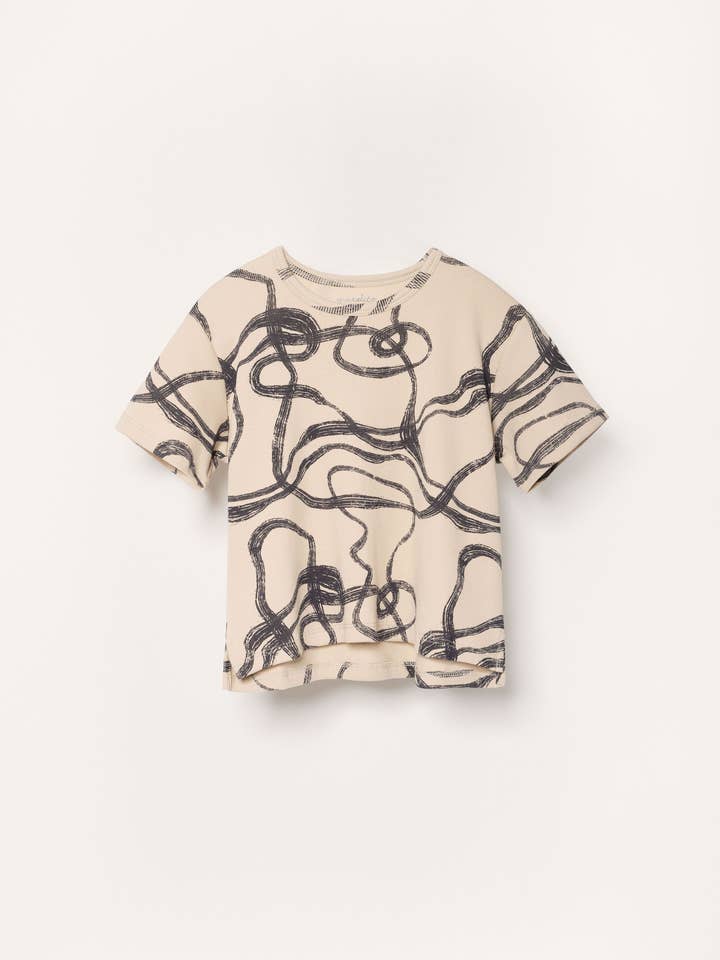 Økologisk Ribbad T-shirt WIND for engroshandel hos Granelito (EU)