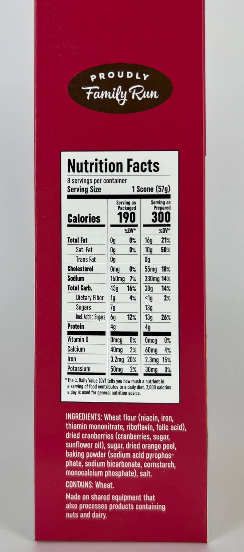 Stowe Mercantile Kitchen - Wholesale Biscuit Mix - Orange Cranberry Scone2