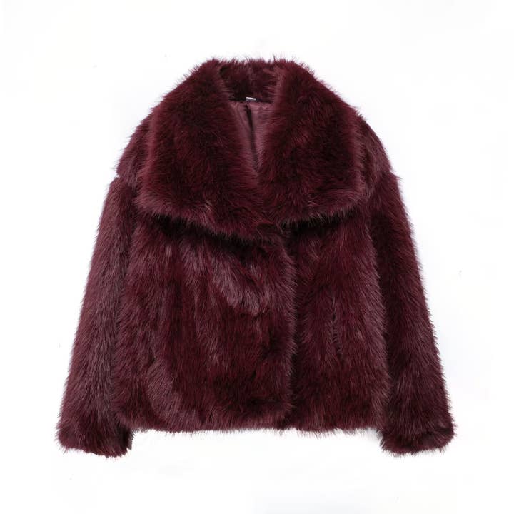 Marayn - Wholesale Fur/Faux Fur Coat - Women's - Luxury Faux Fur Coat European Chic Elegant Queen Style29