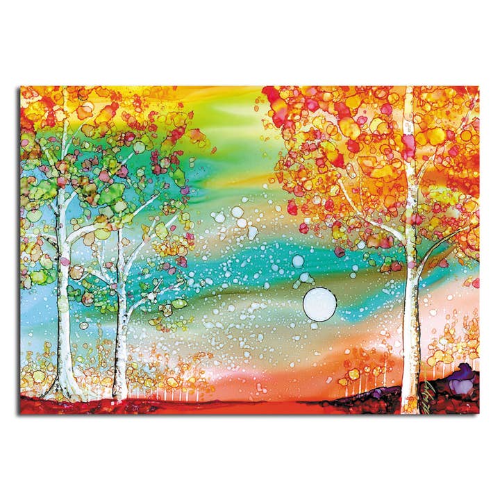 Cartão de Ação de Graças com Bordo Outonal por atacado de Allport Editions