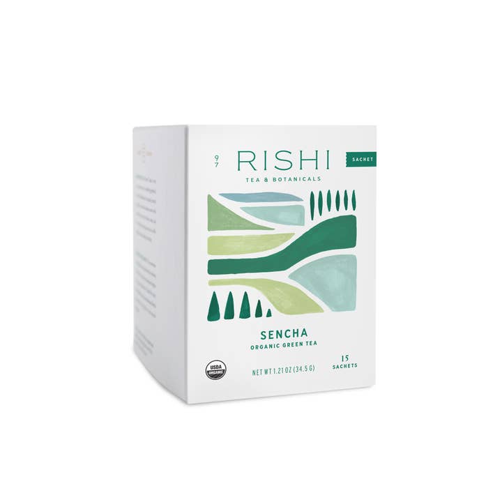 Rishi Tea & Botanicals - Wholesale Tea Bags - Sencha Organic Green Tea Sachets1