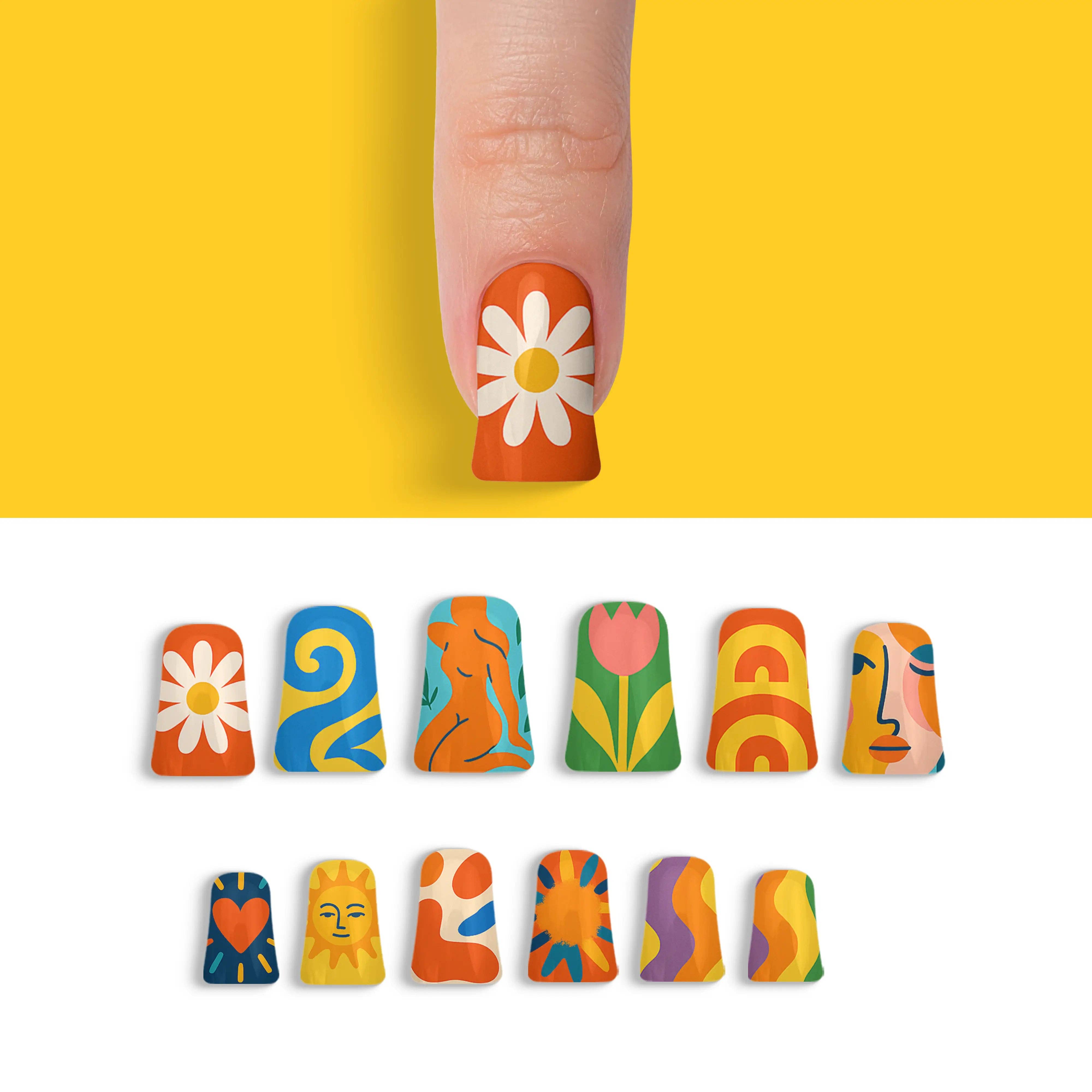 FYNE BODY - Wholesale Press-on/fake nails - Splat-tastic Canvas Creativity Press-On Nails22