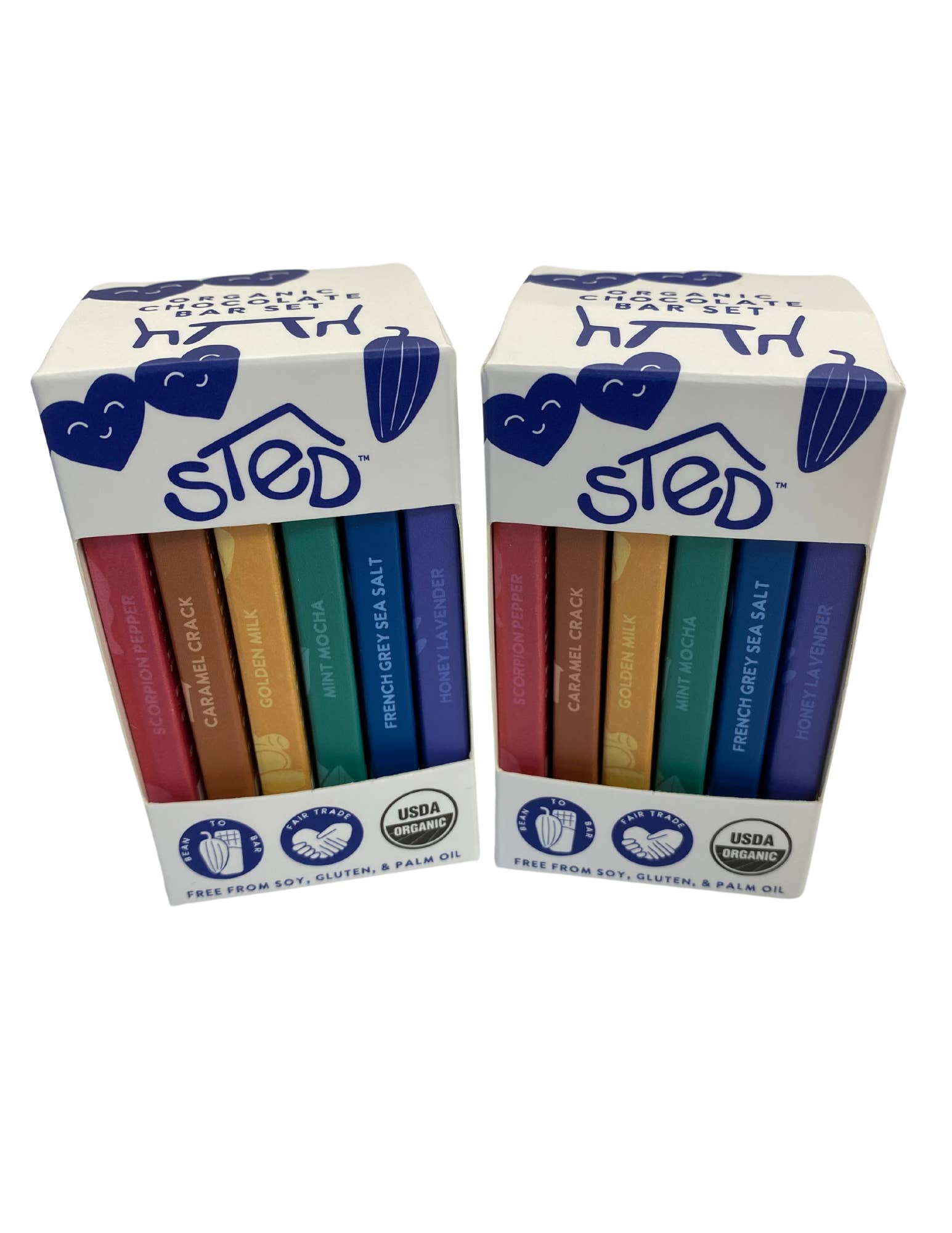 Sted Foods - Wholesale Chocolate Bar - Bestselling 6 Mini Bars Gift Pack