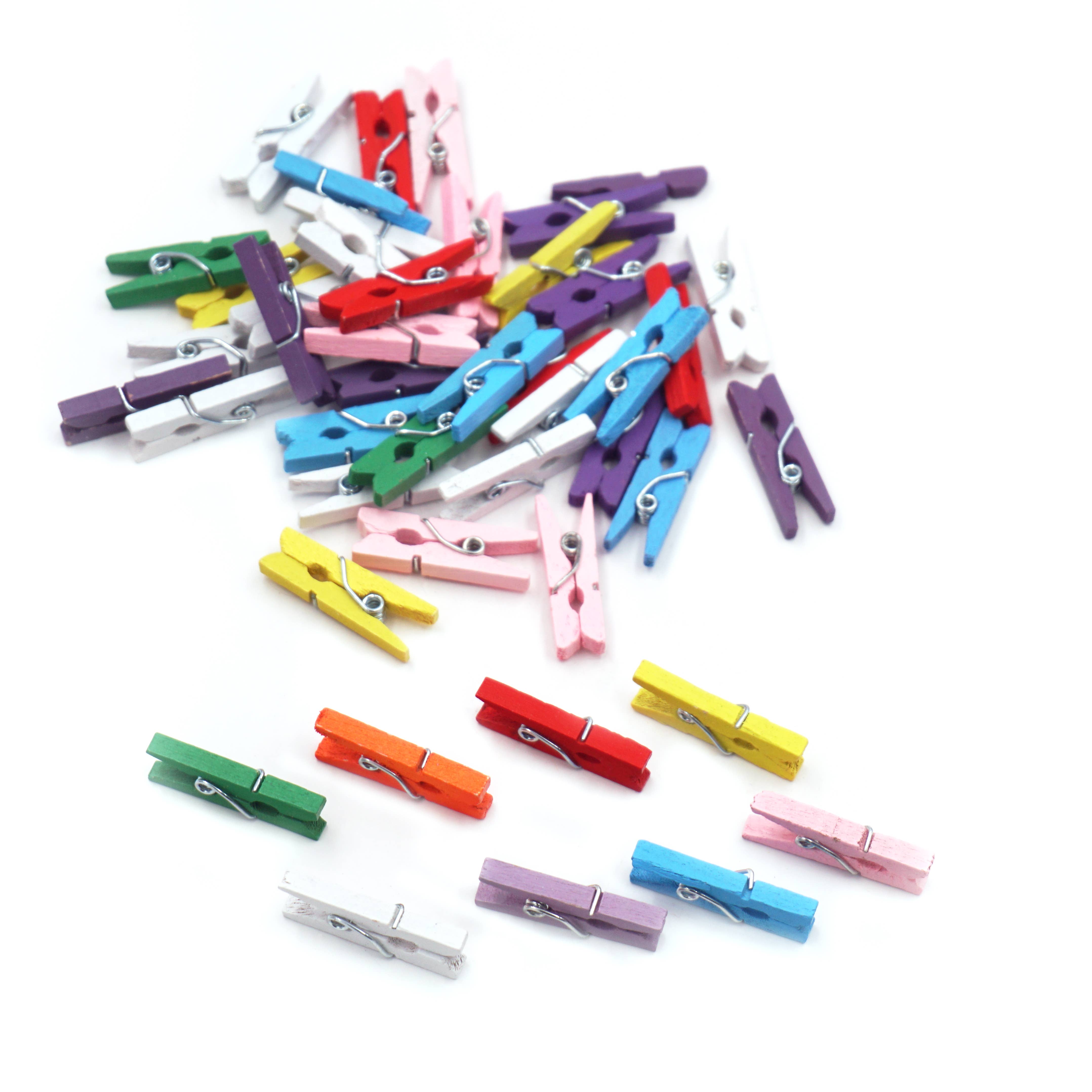 Angels Craft - Wholesale Clothes Clips - Tiny Clothespin, 45-ct 1in.3