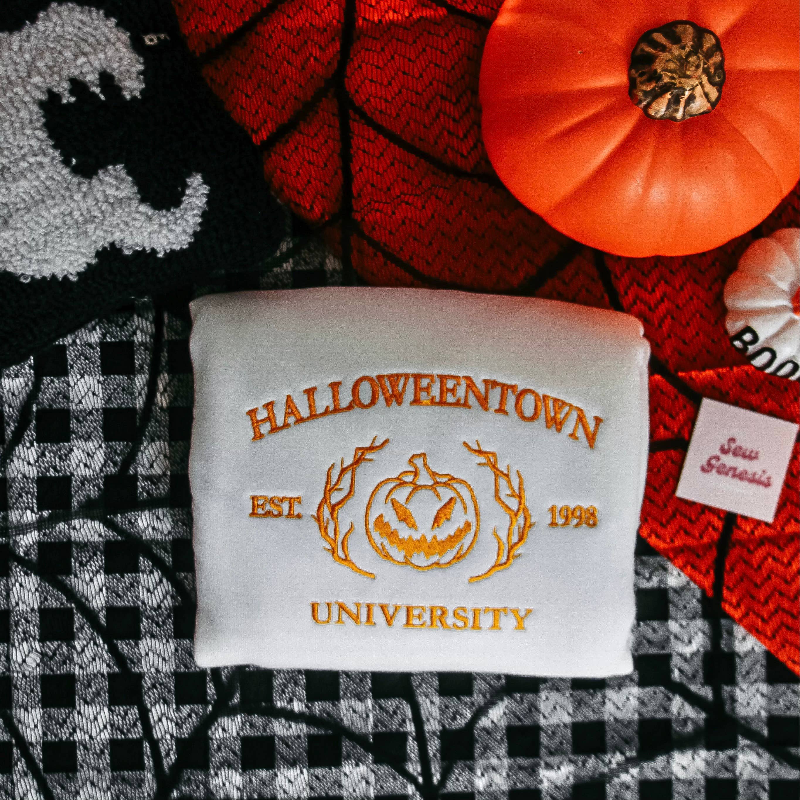 SewGenesis - Wholesale Sweatshirt - Women's - Halloweentown Embroidered Crewneck4