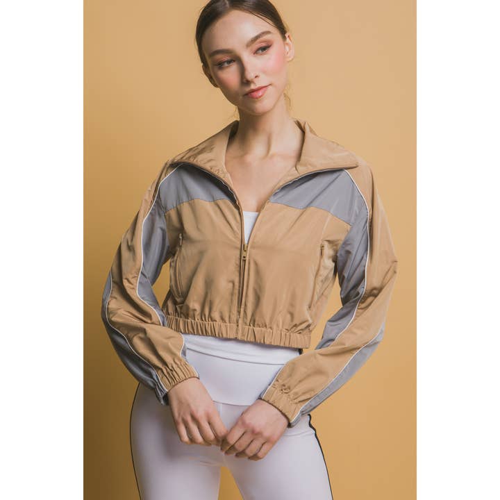 Paperdoll - Wholesale Jacket - Women's - Cropped Windbreaker Jacket5