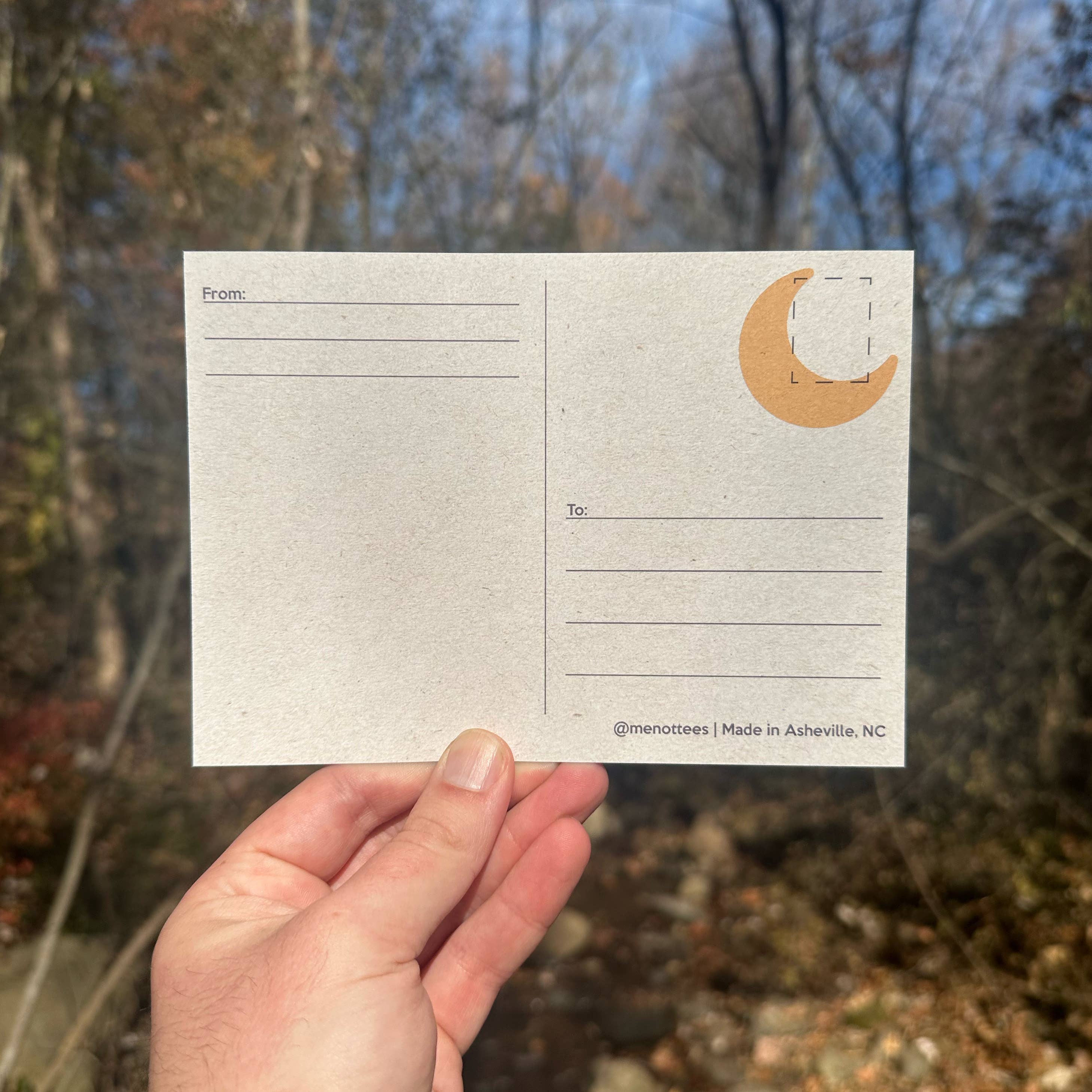 Menottees – Postal por atacado – Night Ridge (A Lua Amarela) | Cartão Postal1