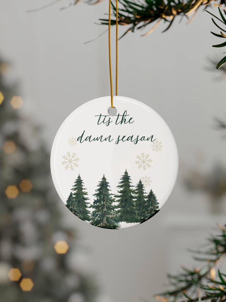 Tis The Damn Season Ornament, Merry Swiftmas Xmas Keepsake for wholesale by SONDO DESIGN LTD