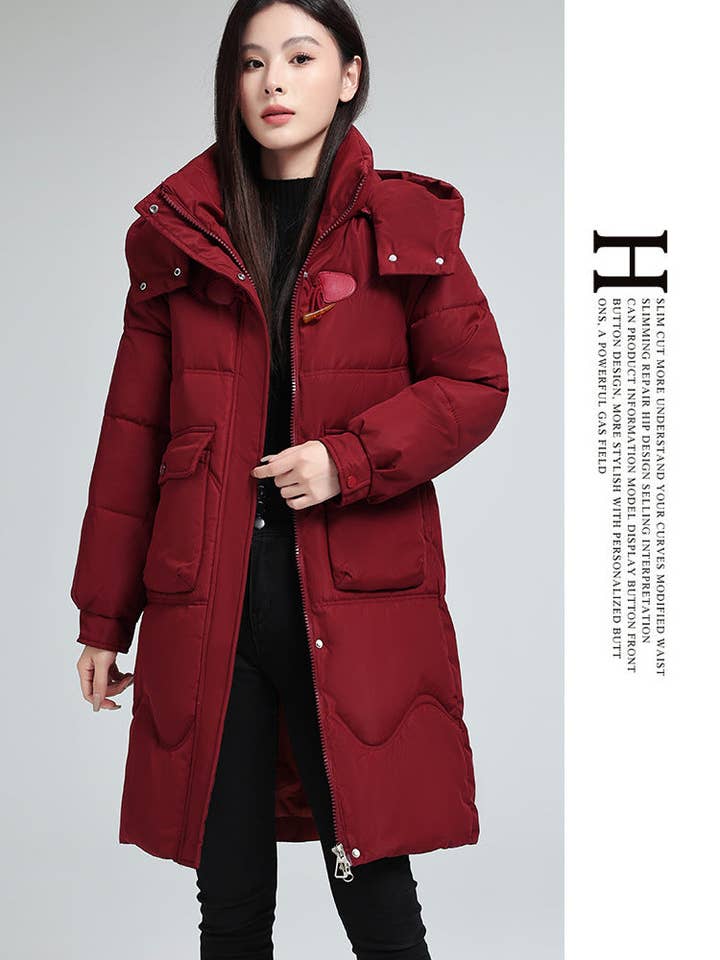 Marayn - Wholesale Puffer Jacket - Women's - 2025 Winter Korean Style Padded Long Coat10