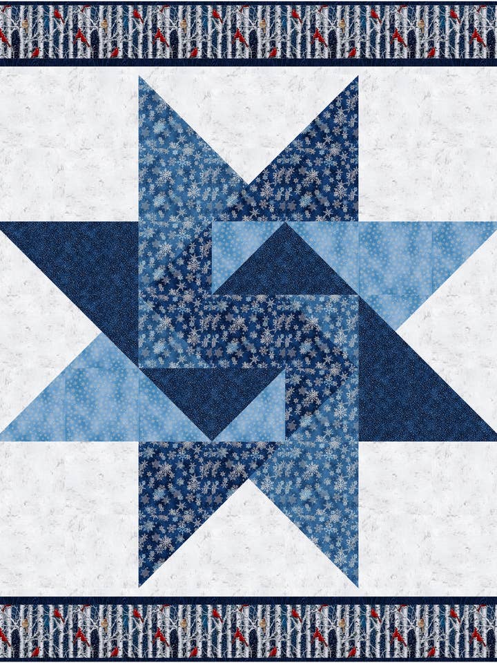 Winter Star for wholesale by Needle in a Hayes Stack