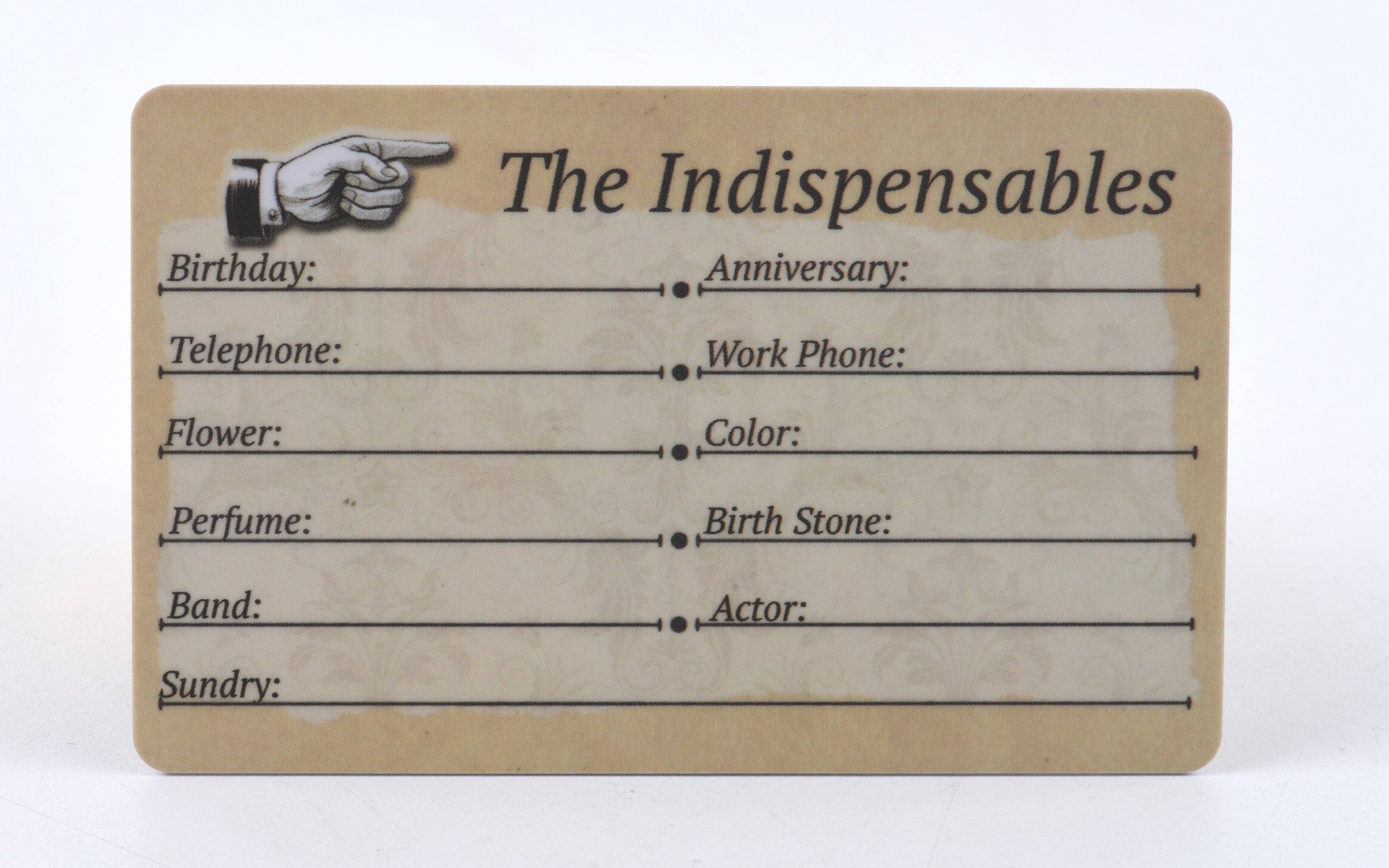 Top Shelf Fun - Wholesale Card Game - Cheat Sheet for Gentlemen3