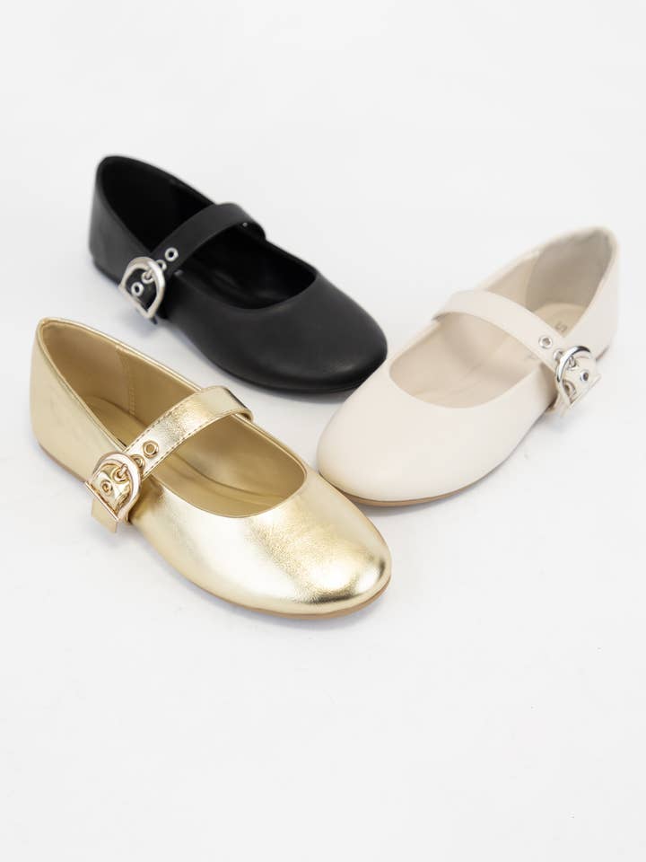 CCOCCI - Vendita all'ingrosso Ballerine - Donna - SEESAW MARY JANE A PUNTA TONDA CON CINTURINO E FIBBIA PIATTA5