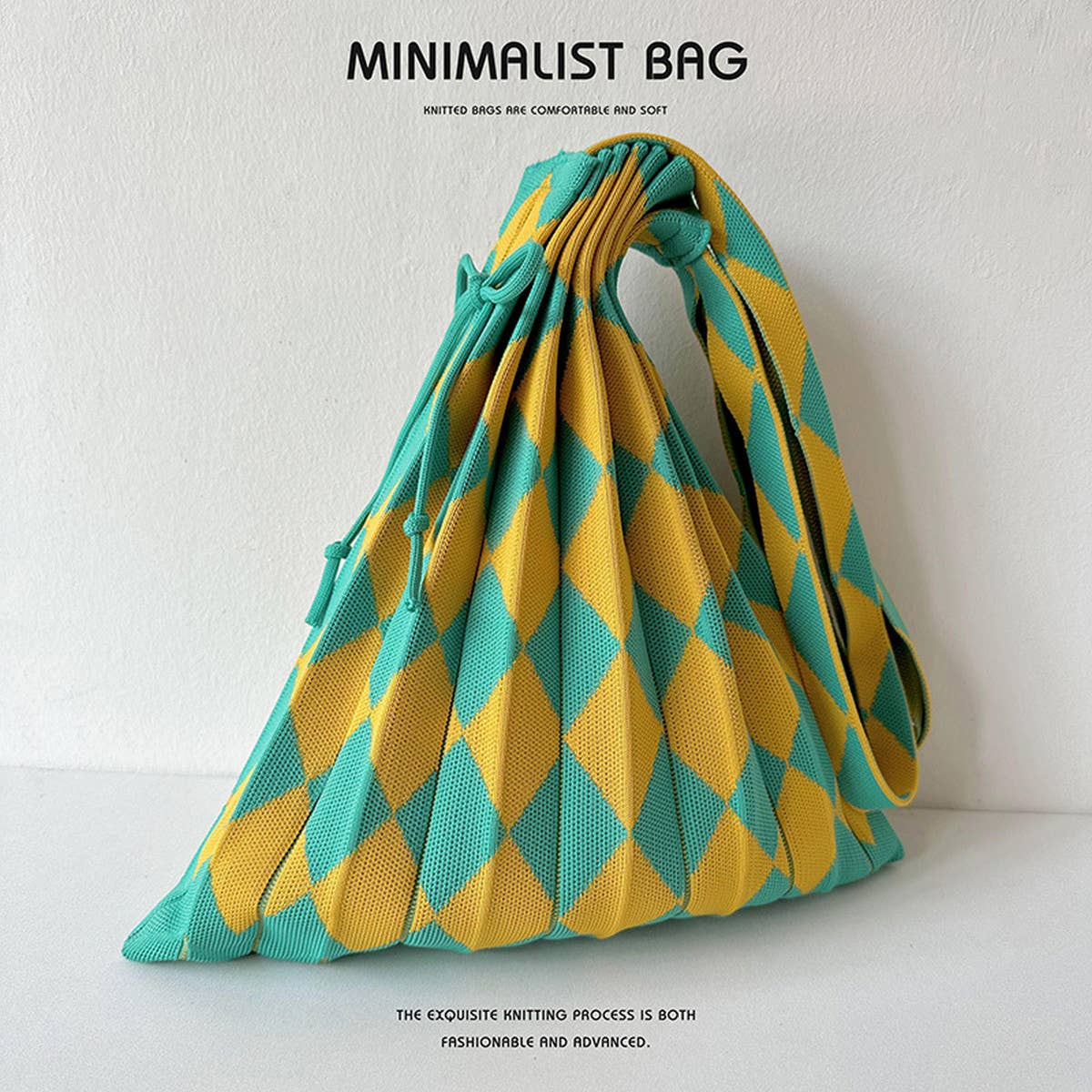 ACCITY - Wholesale Shoulder Bag - Women's - Large Knit Pleated Crossbody Shoulder Bag for Wome_CWAB15333