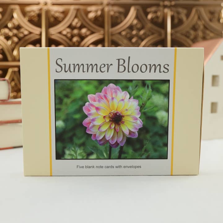 New England Prints - Wholesale Stationery/Notecard Set - Box of 5 All Occasion Summer Bloom Blank Note Cards0