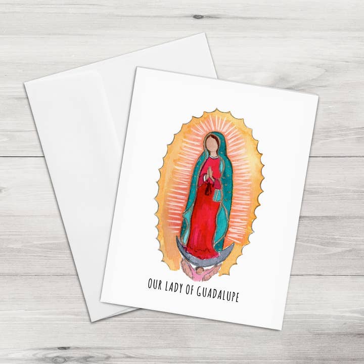 Tarjetas de Nuestra Señora de Guadalupe - Juego de 10 para venta al por mayor de 12th and Blossom
