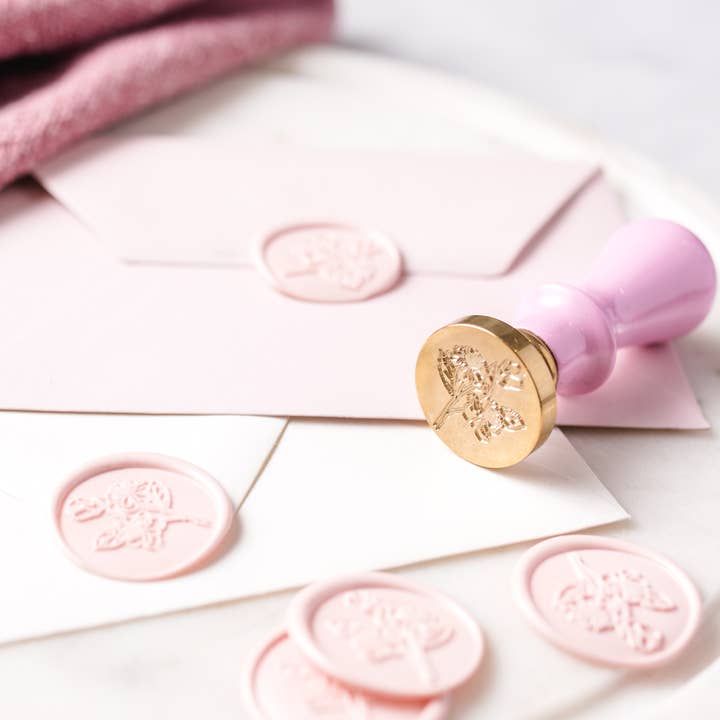 Cate Paper Co. - Wholesale Sealing Wax - Wax seal stamp and wax stick set