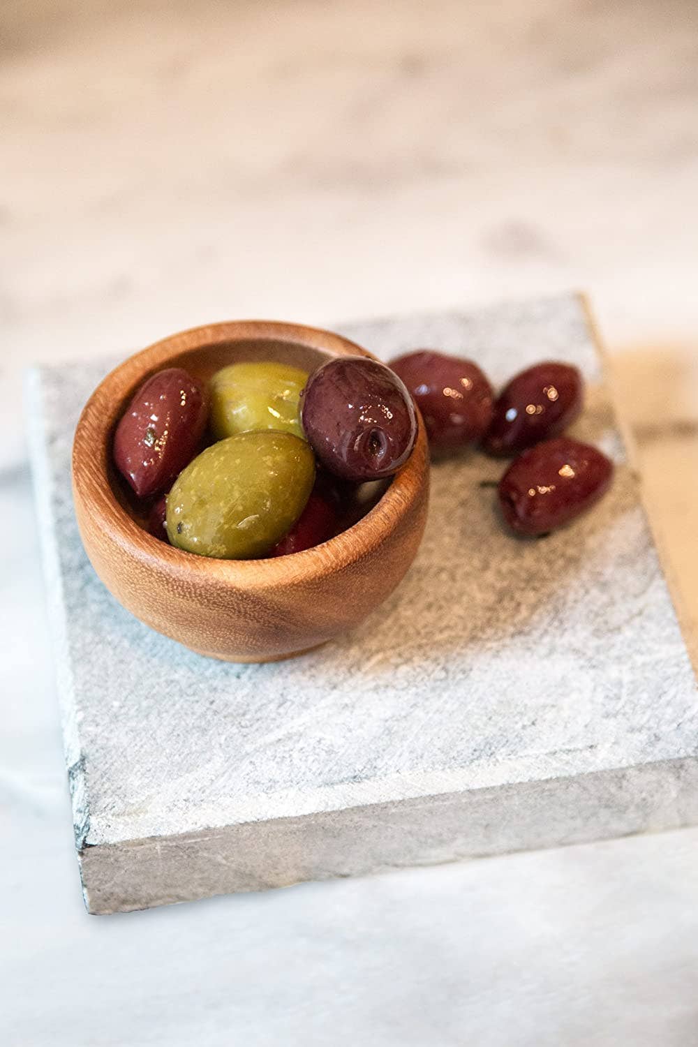 Fox Run Brands – wholesale Condiment/dip bowl – Ironwood Condiment Cup, Acacia Wood, 2.75" x 2.75" x 1.5"2