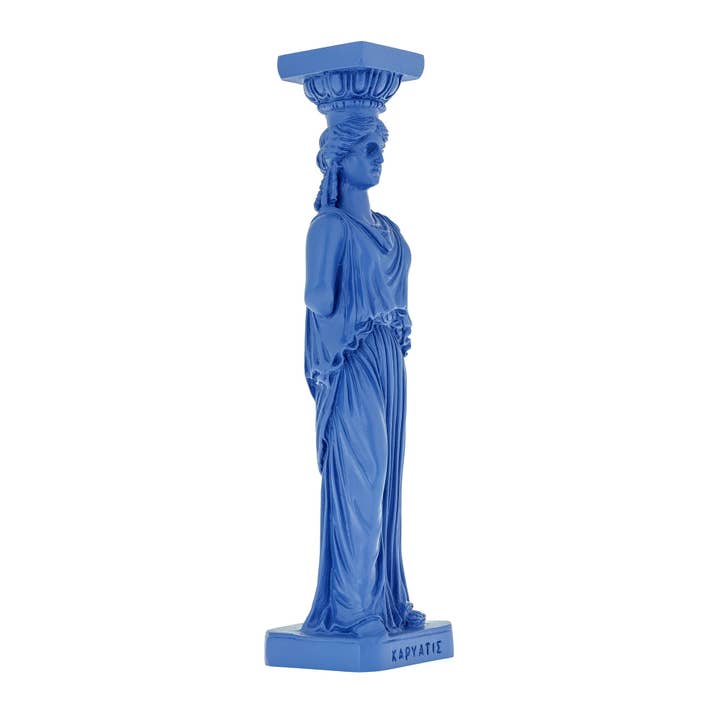 Karyatis o Cariatid, estatua griega antigua de la Acrópolis, 26 cm para venta al por mayor de ARTIA LTD