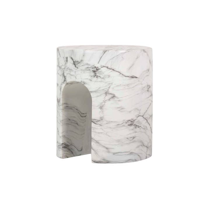 Sidobord/Pall Vit Sedit 41x41x47 cm #3 för wholesale av Ethan Chloe - GARPE GROUP - GARCIA PÉREZ Y CÍA S.L.