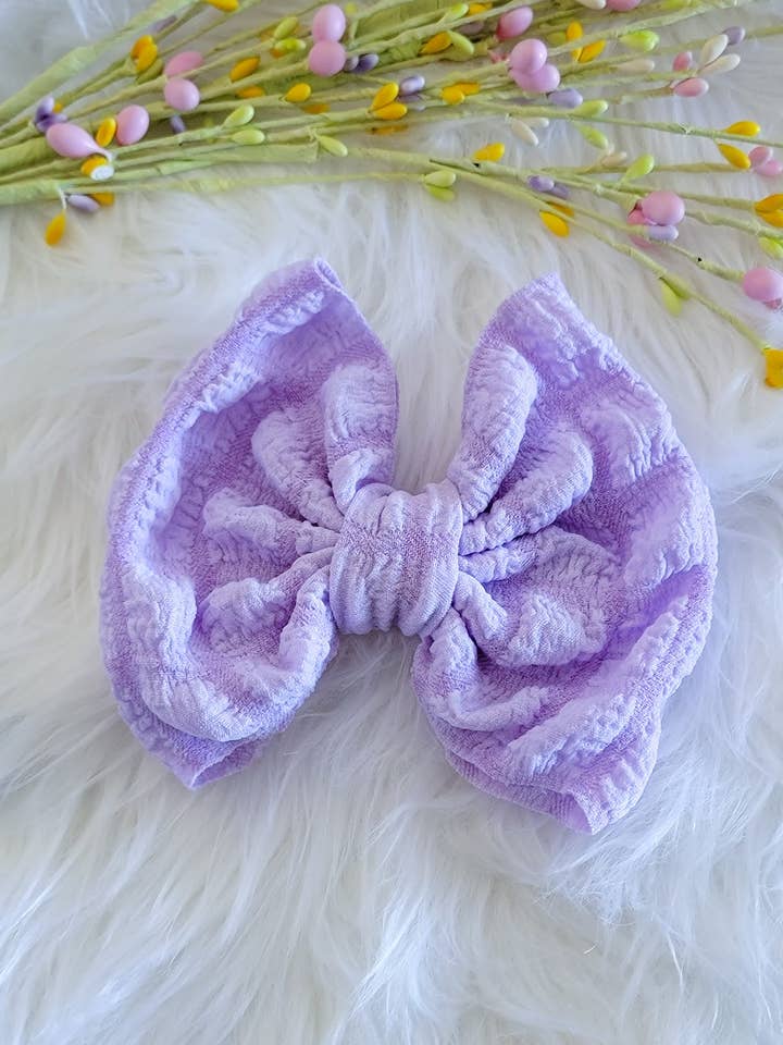 Fluffy Savannah Bow-Lavendel for engroshandel hos Dainty Delights Creations