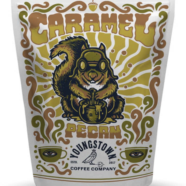 Youngstown Coffee Co. - Wholesale Coffee beans - Caramel Pecan (INDIVIDUAL 12OZ BAGS)