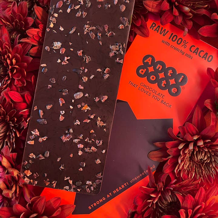 Antidote Chocolate – wholesale Chocolate bar – Antidote Chocolate TONA: RAW 100% CACAO + NIBS2