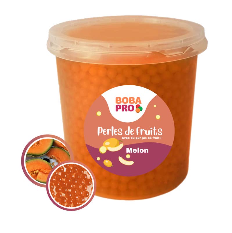 Bobapro - Wholesale Cocktail Mix/Syrup - Fruit beads for BUBBLE TEA - Popping Boba - 4 x 3,2kg8