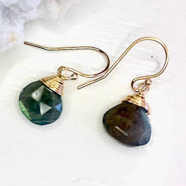 Gem Drop Earrings for wholesale by Julie Tuton Jewelry