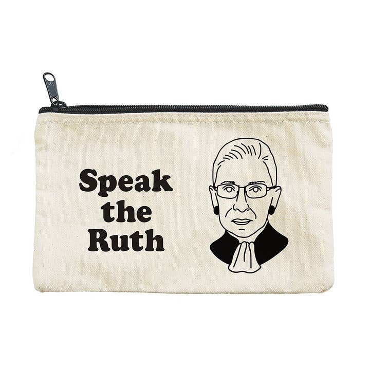 Ruth RBG Pouch for wholesale by Seltzer Goods