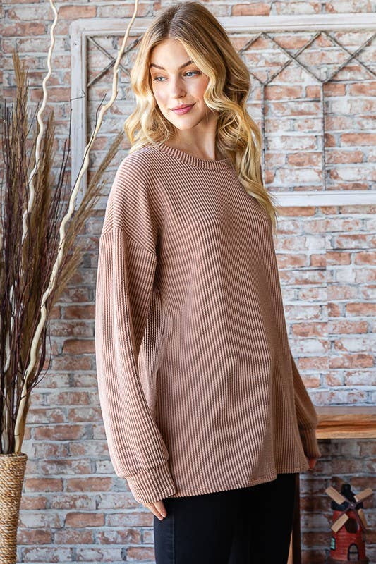HEIMISH - Wholesale Tunic - Women's - ET7470-10 PUFF SLEEVE SOLID5