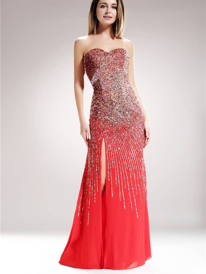 Anny Lee – wholesale Gown – Women's – SP 7702 Strapless Sweetheart A-line Dress
0