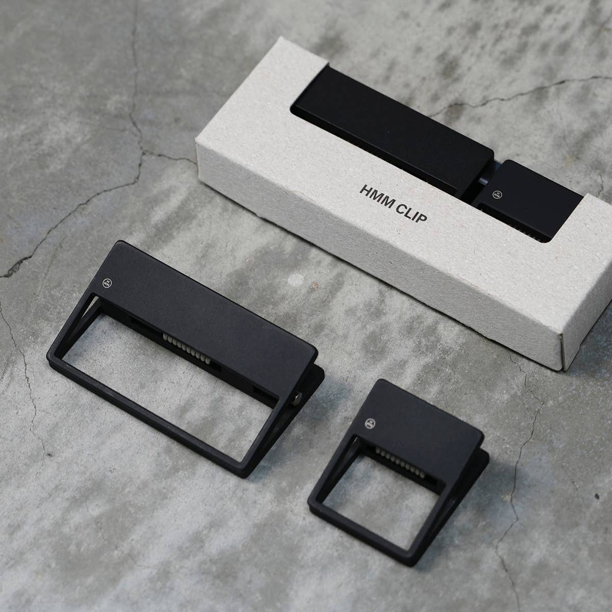 HMM – wholesale Binder clip – Aluminum Clip Black (Set of Two)11